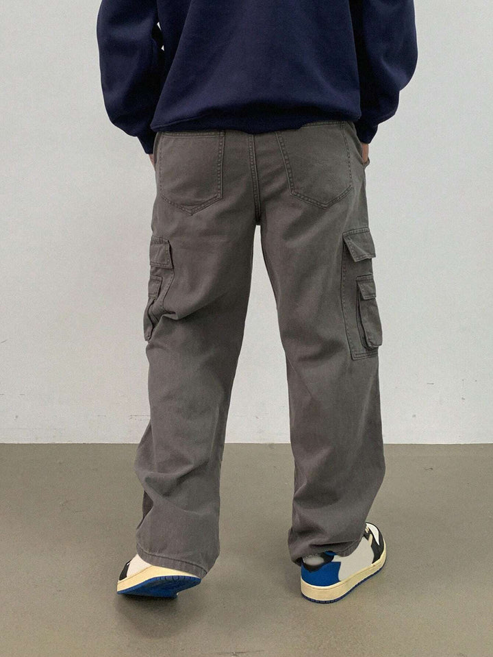 Pantaloni cargo Shein,gri