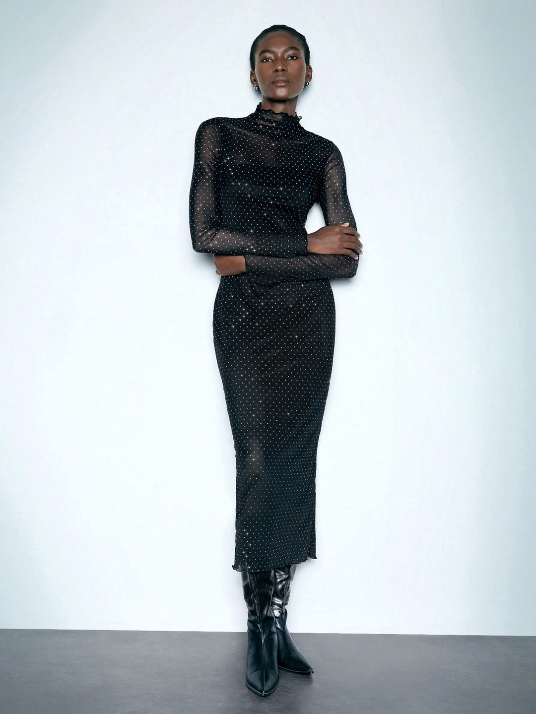Rochie maxi SHEIN, negru