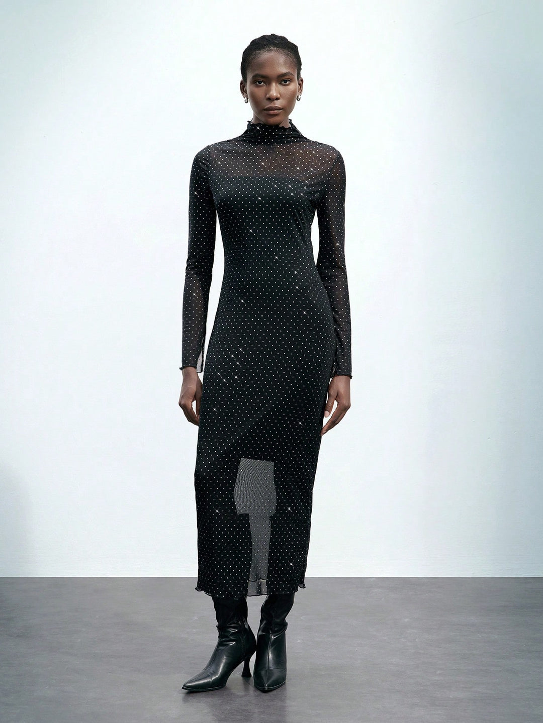 Rochie maxi SHEIN, negru