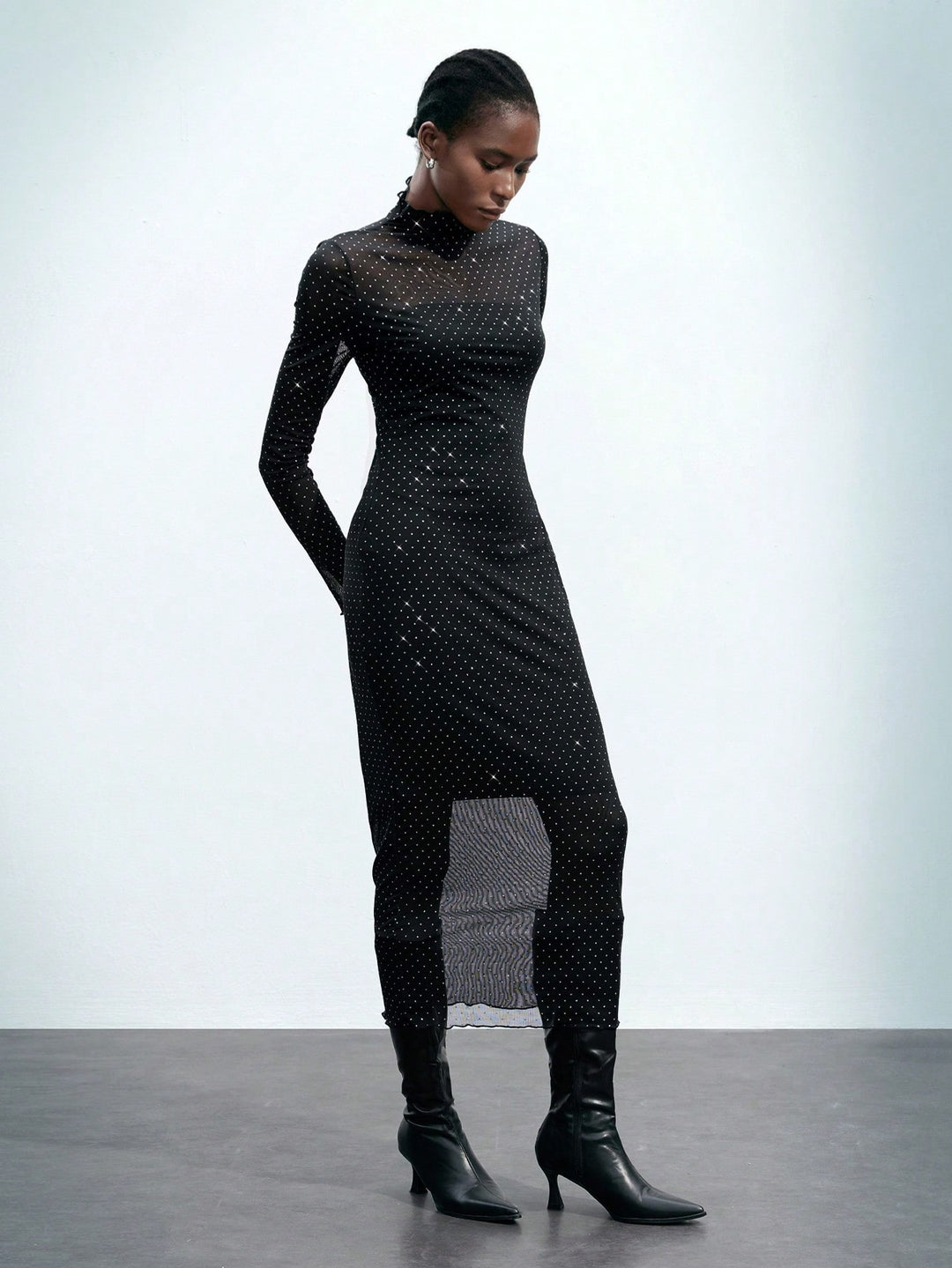 Rochie maxi SHEIN, negru
