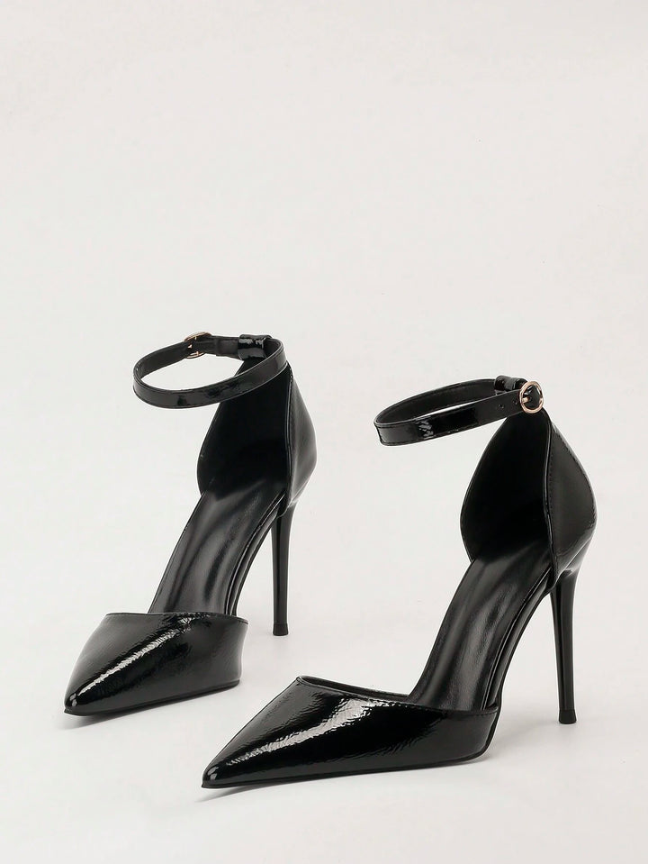 Pantofi cu toc SHEIN, negru