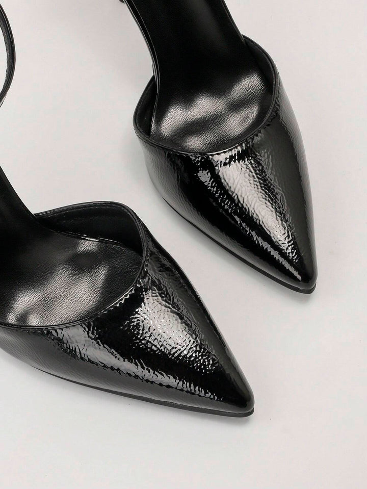 Pantofi cu toc SHEIN, negru