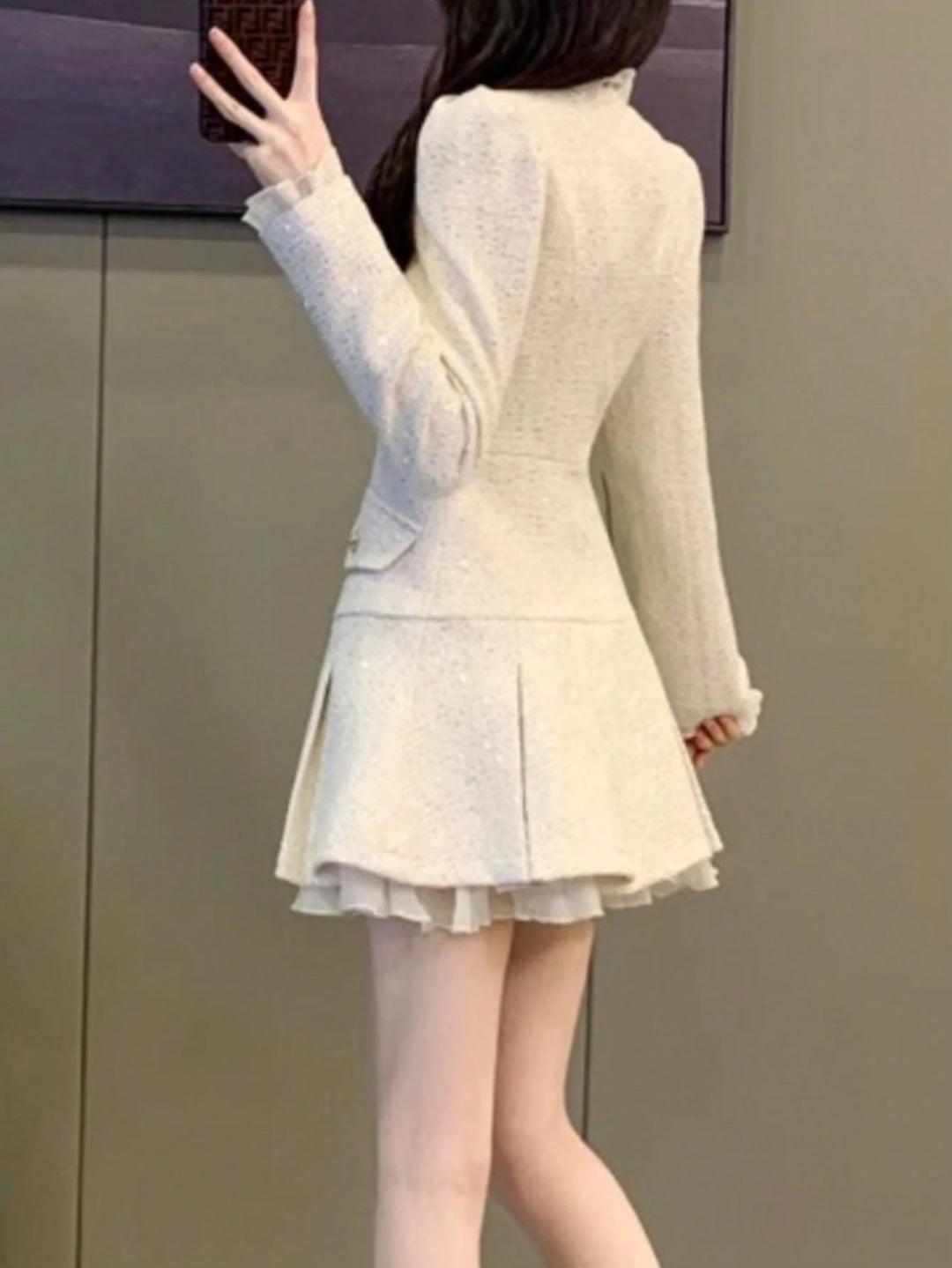 Rochie mini SHEIN, bej
