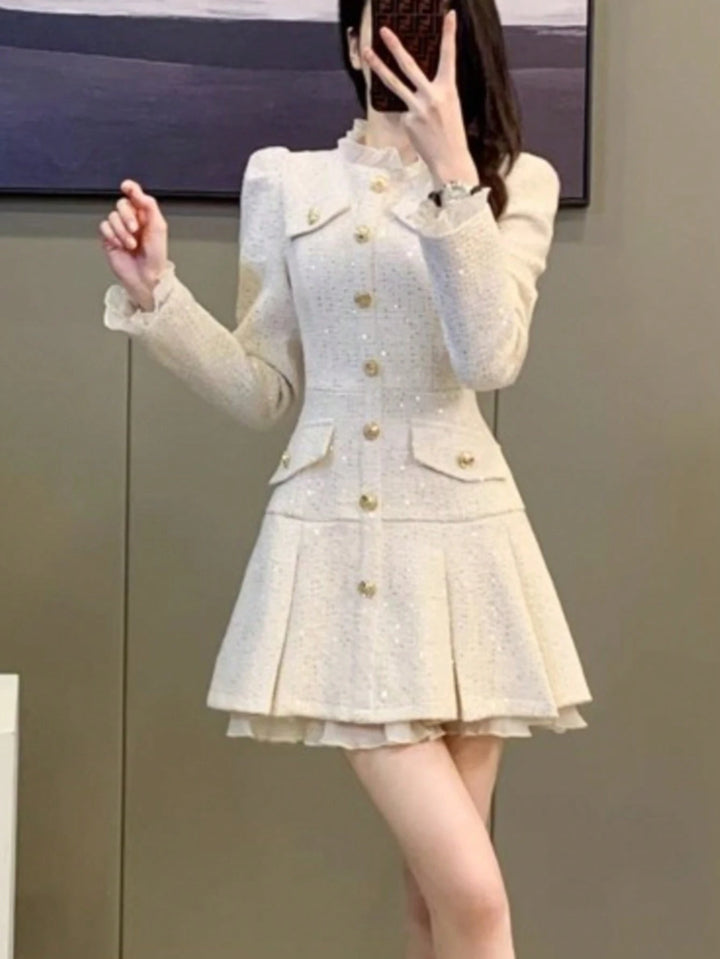 Rochie mini SHEIN, bej