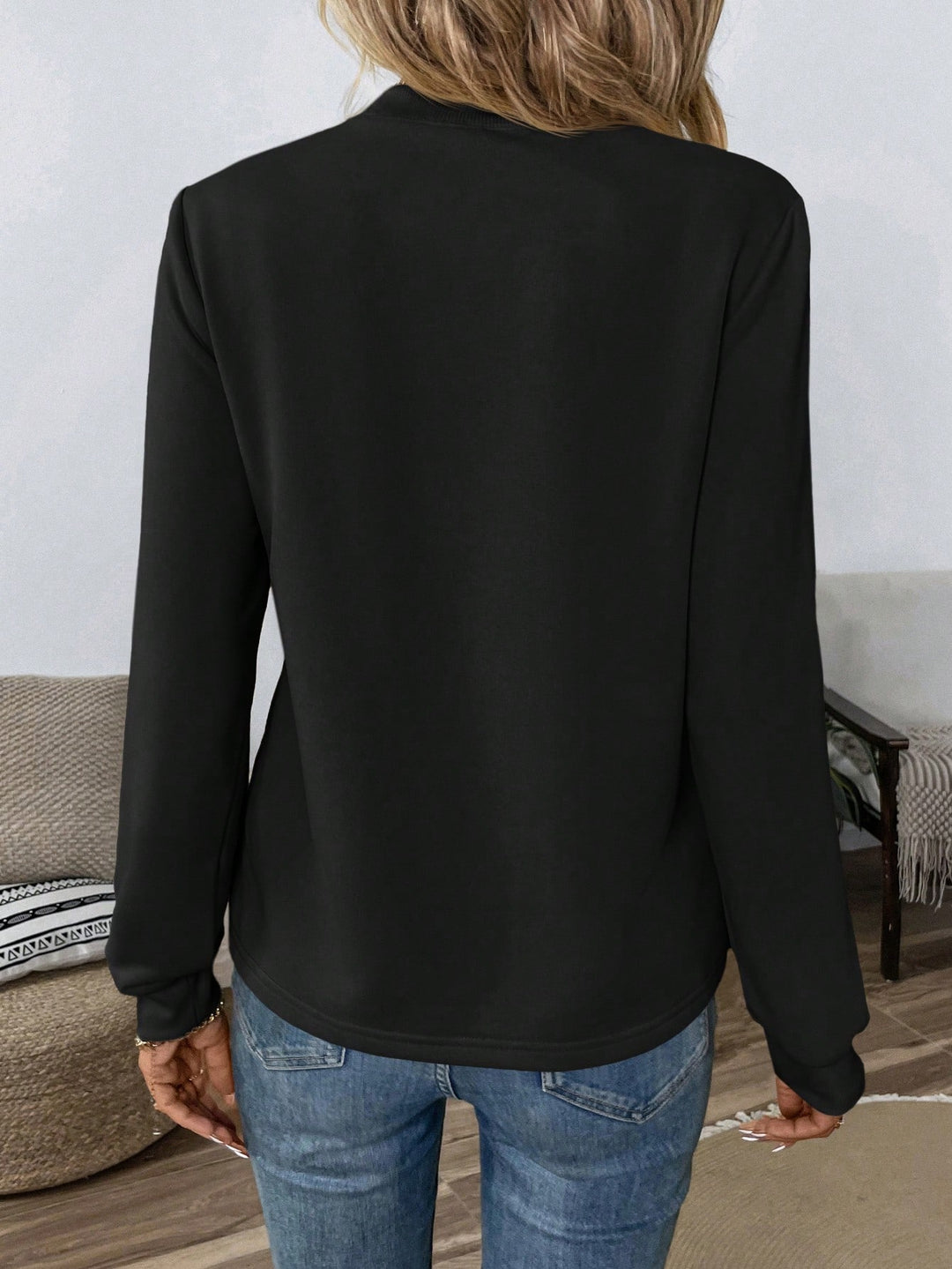 SHEIN blúz, fekete