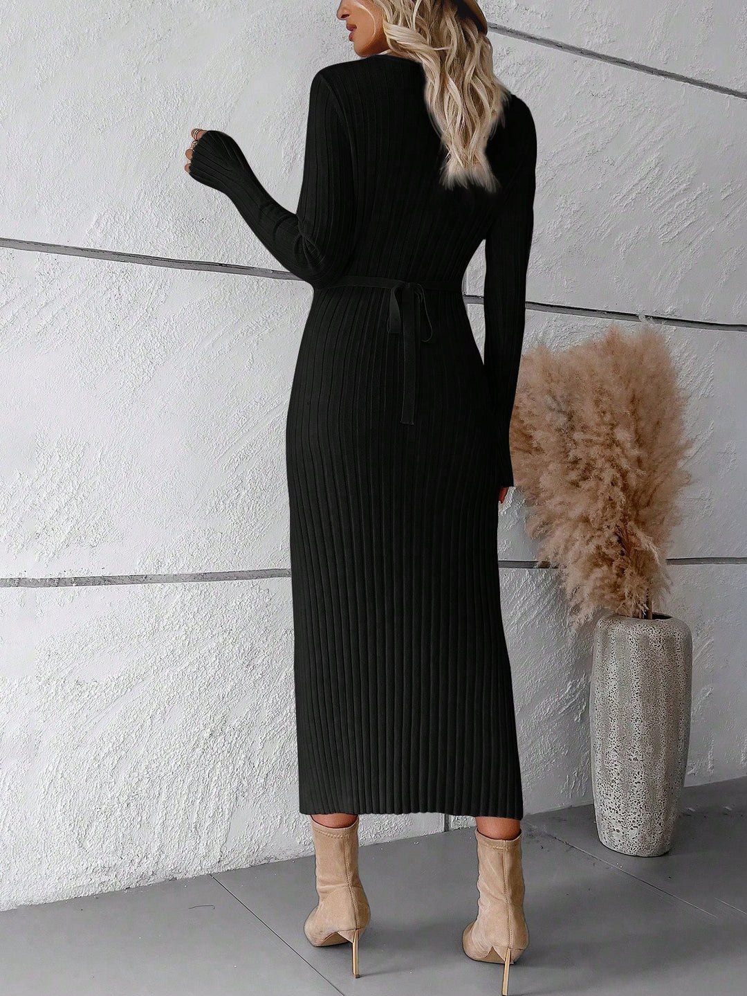 Rochie maxi SHEIN, negru