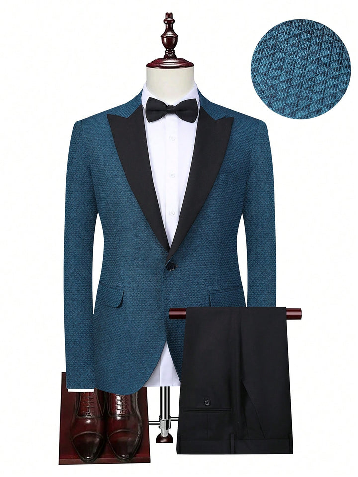 Costum SHEIN, albastru