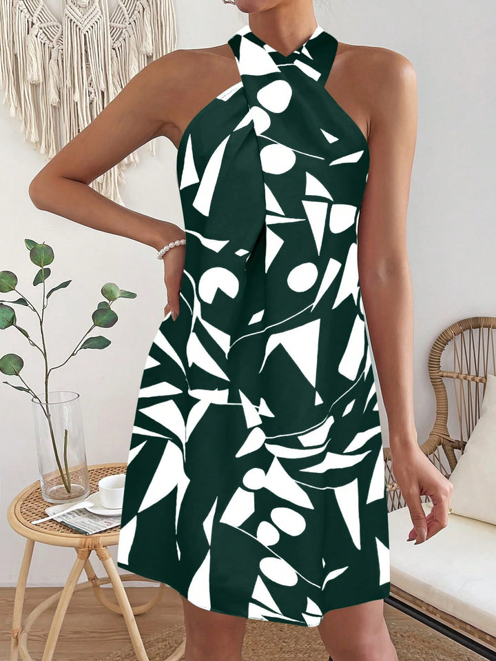 Rochie midi SHEIN, verde