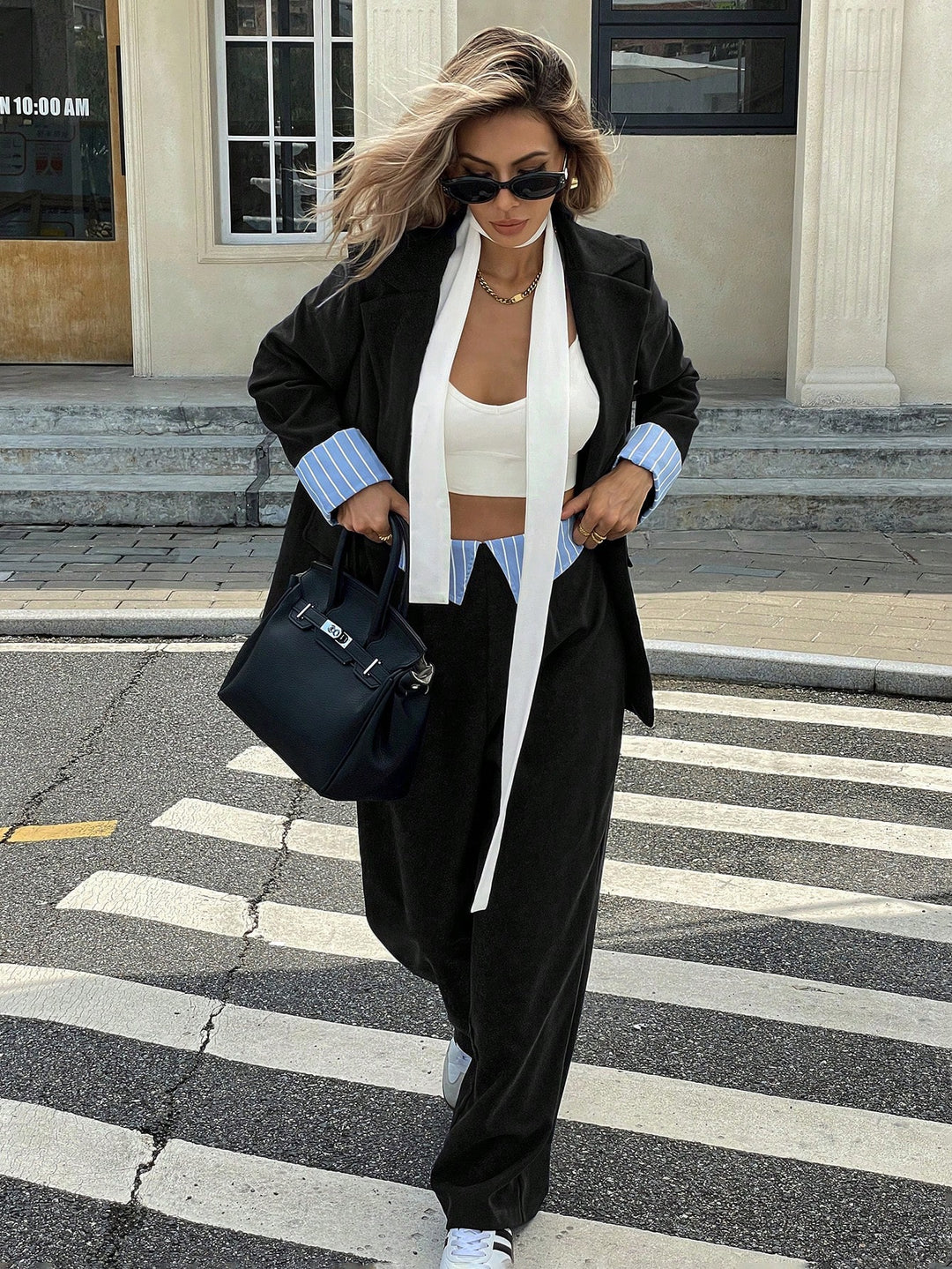 Costum SHEIN, negru