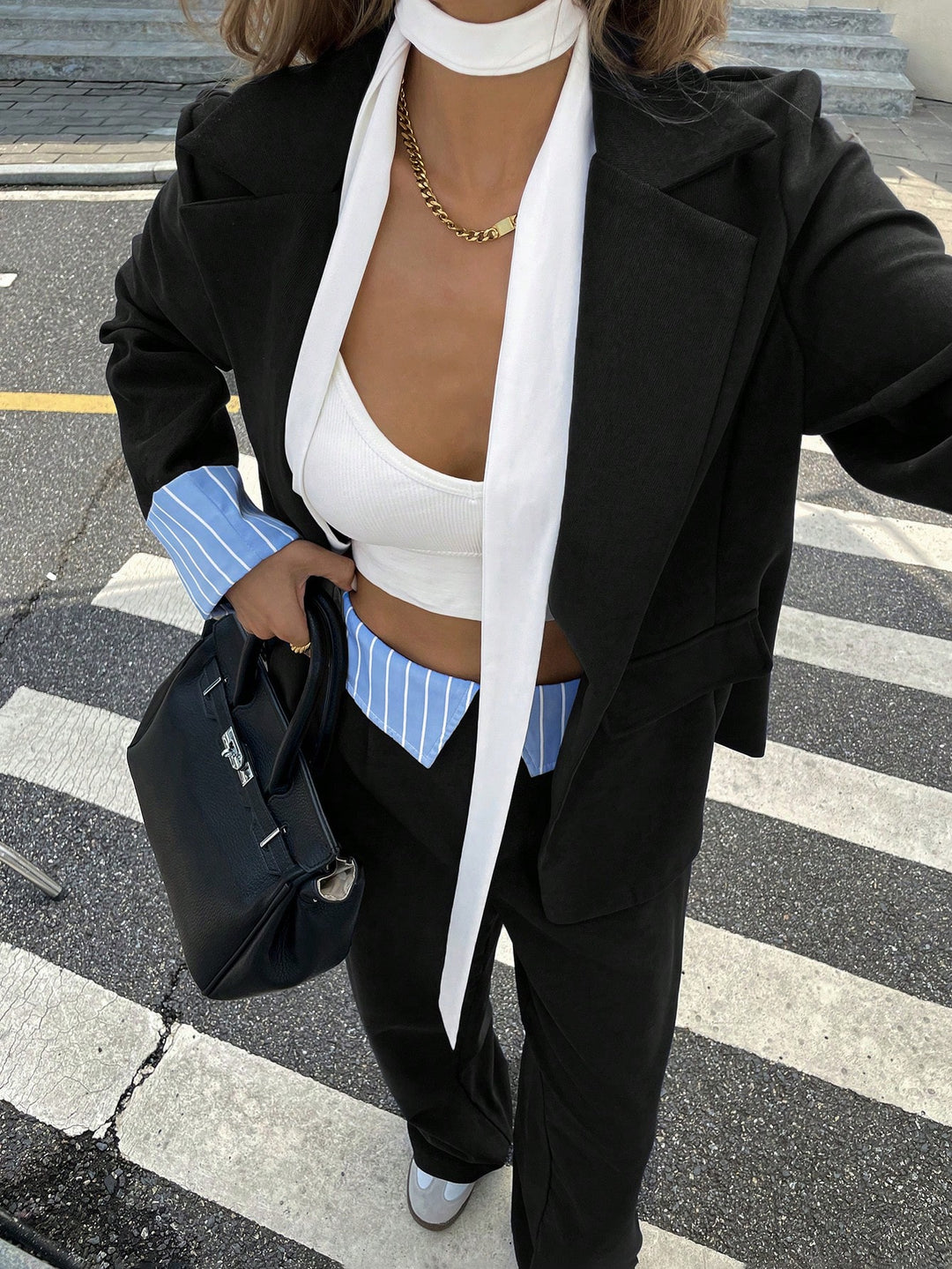 Costum SHEIN, negru