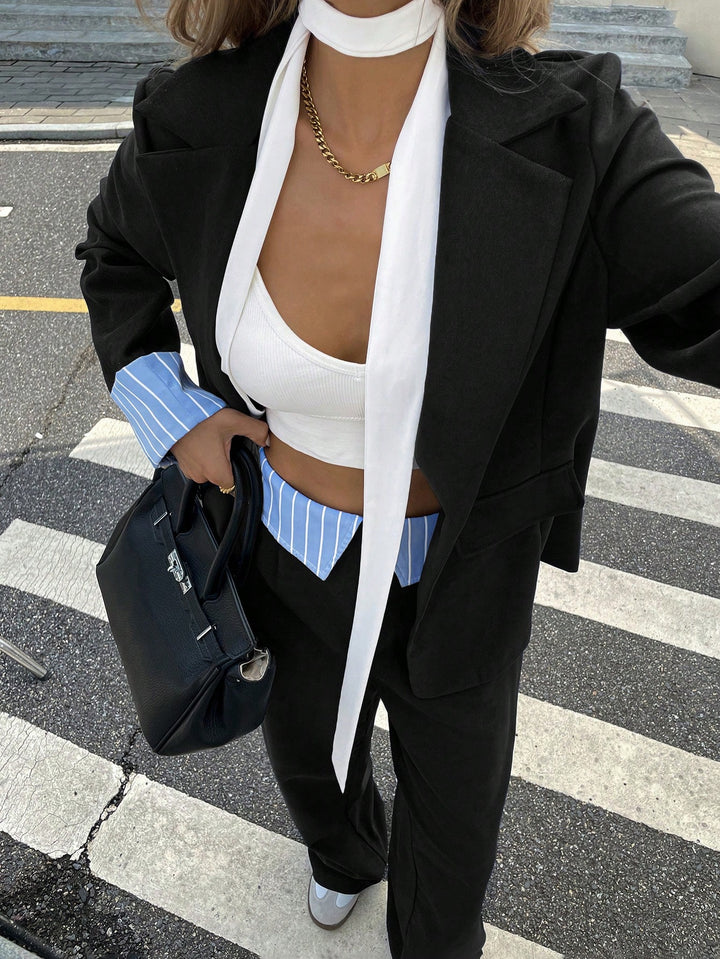 Costum SHEIN, negru