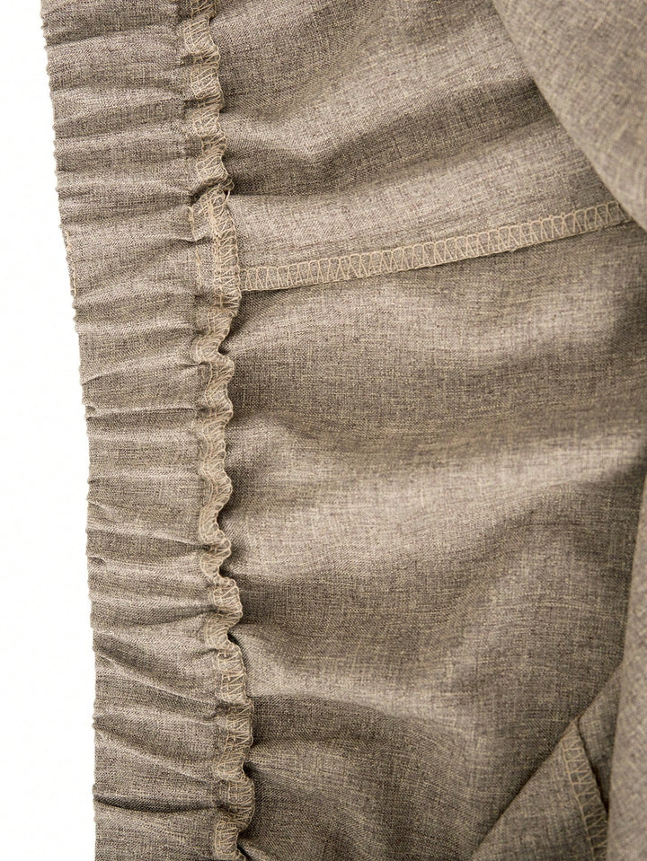 Pantalon de costum SHEIN, kaki