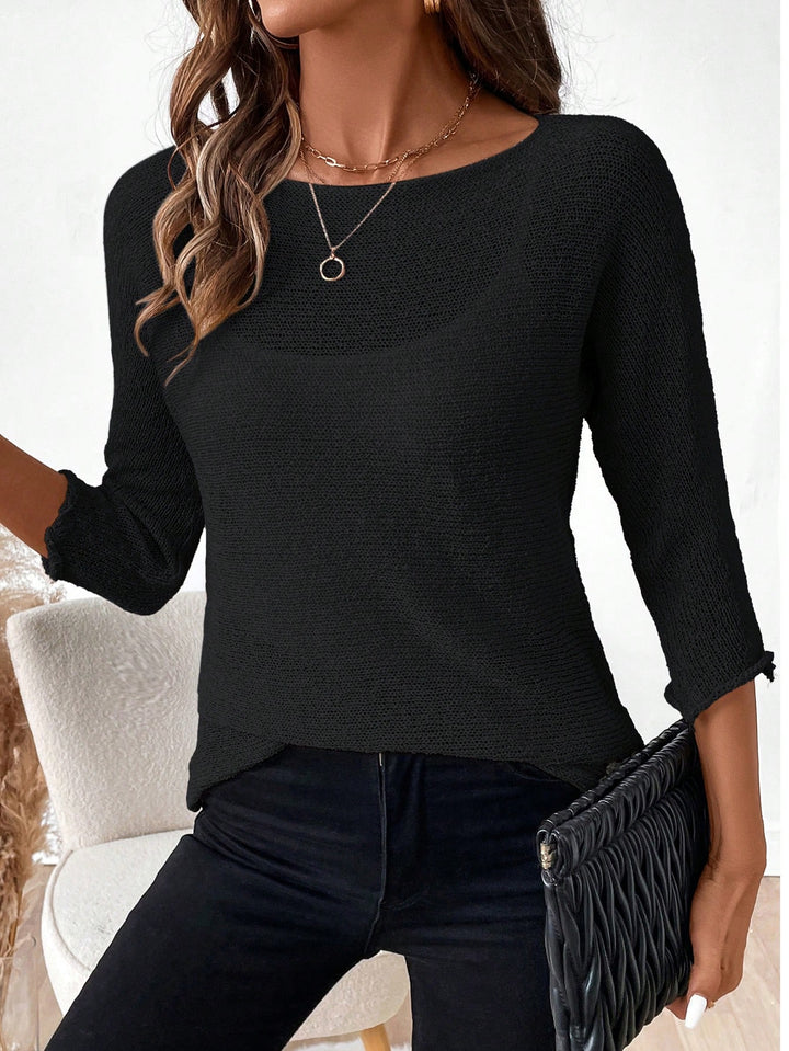 Pulover SHEIN, negru