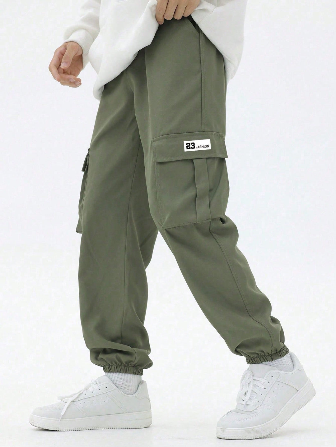 Pantaloni SHEIN, verde