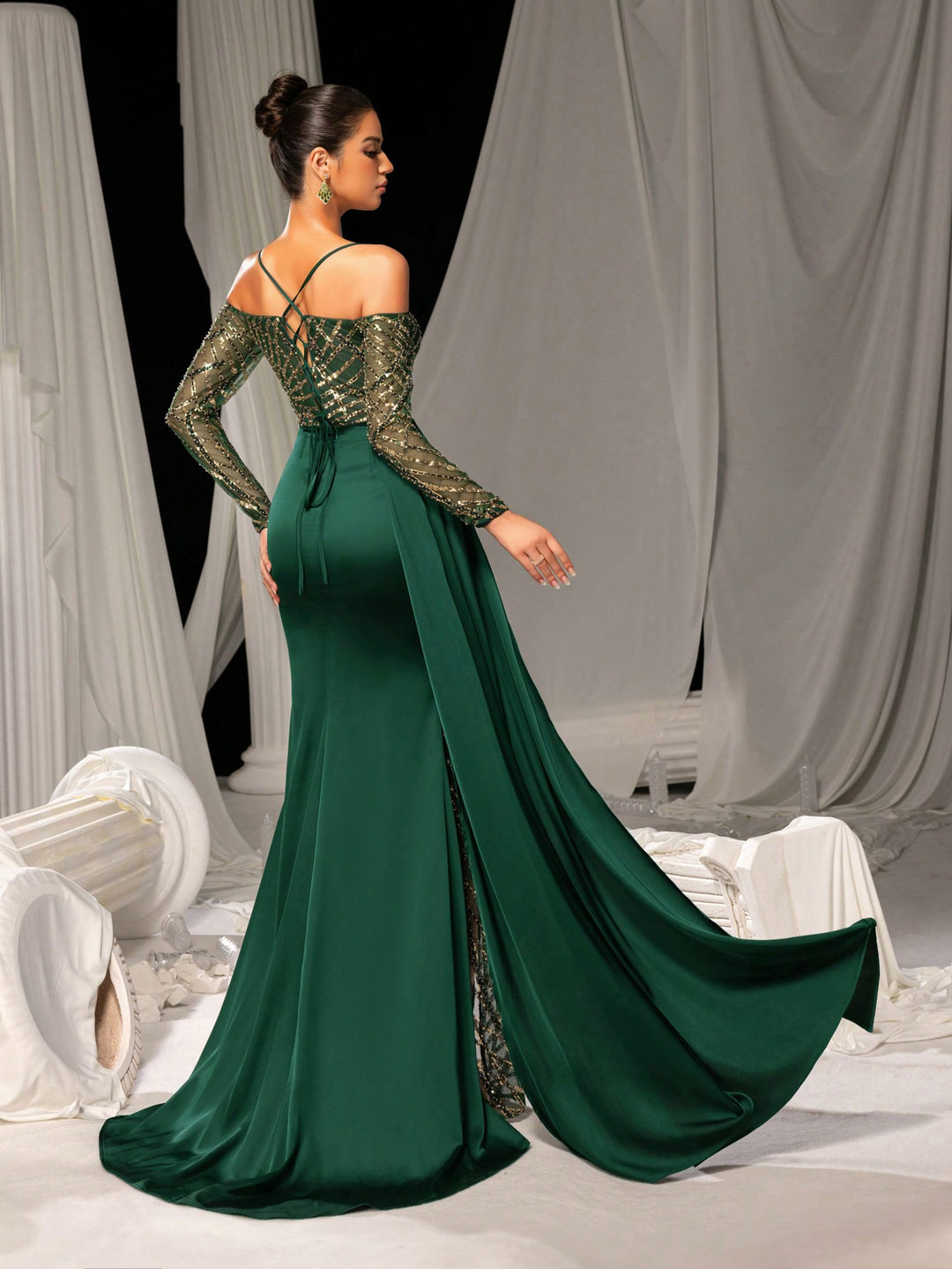 Rochie SHEIN, verde