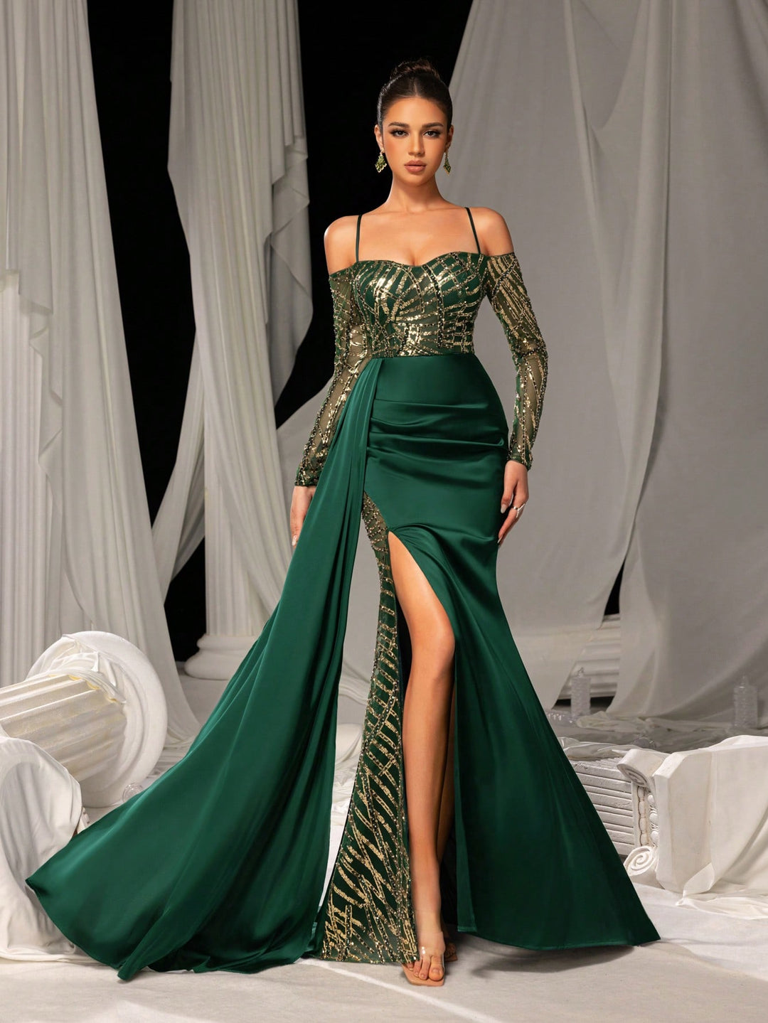 Rochie SHEIN, verde
