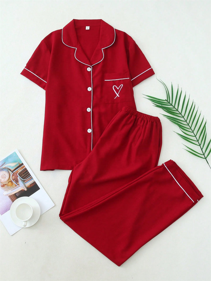 Pijama SHEIN, vișiniu