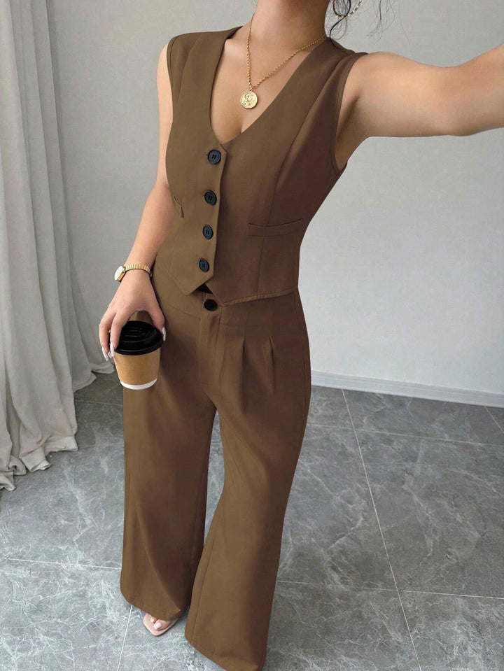 Shein együttes, barna