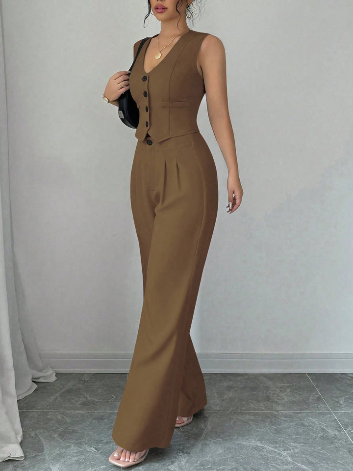 Shein együttes, barna