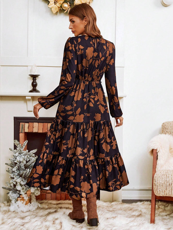 Rochie midi Shein, mix culori