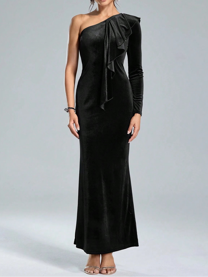 SHEIN Maxi ruha, fekete