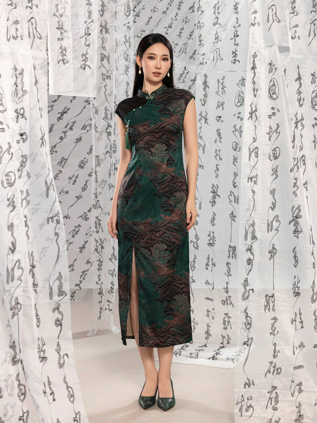Rochie SHEIN, verde