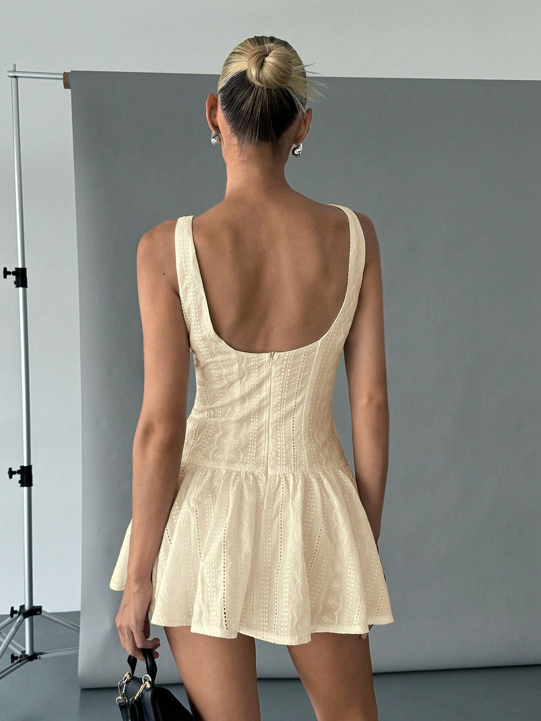 Rochie mini SHEIN, bej