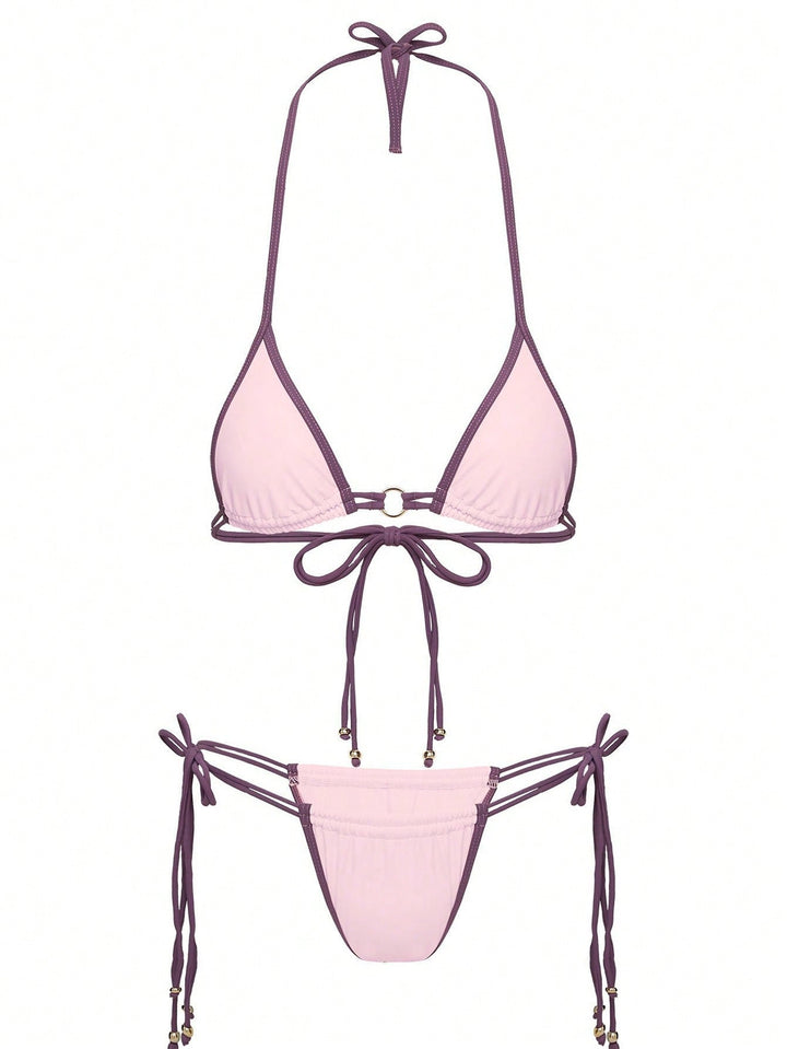 Set bikini SHEIN, roz