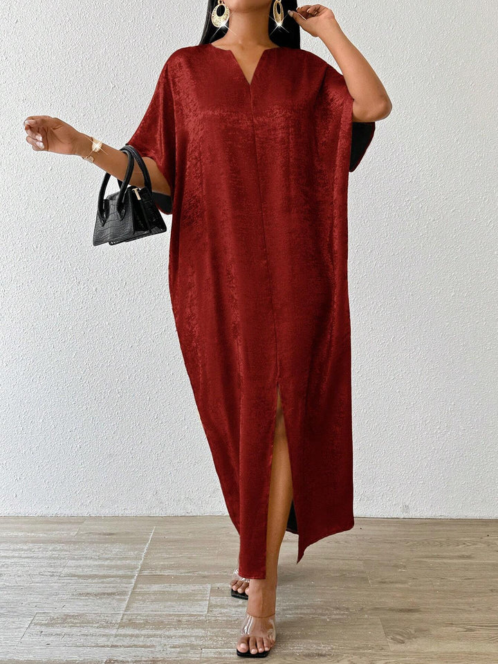 SHEIN midi ruha, piros