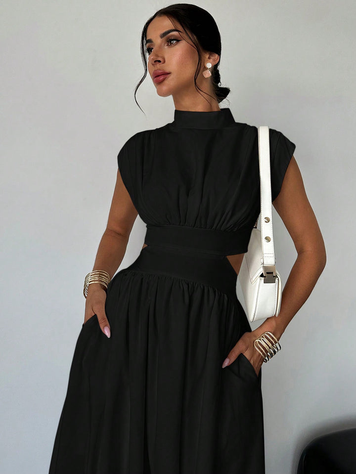 SHEIN maxi ruha, fekete