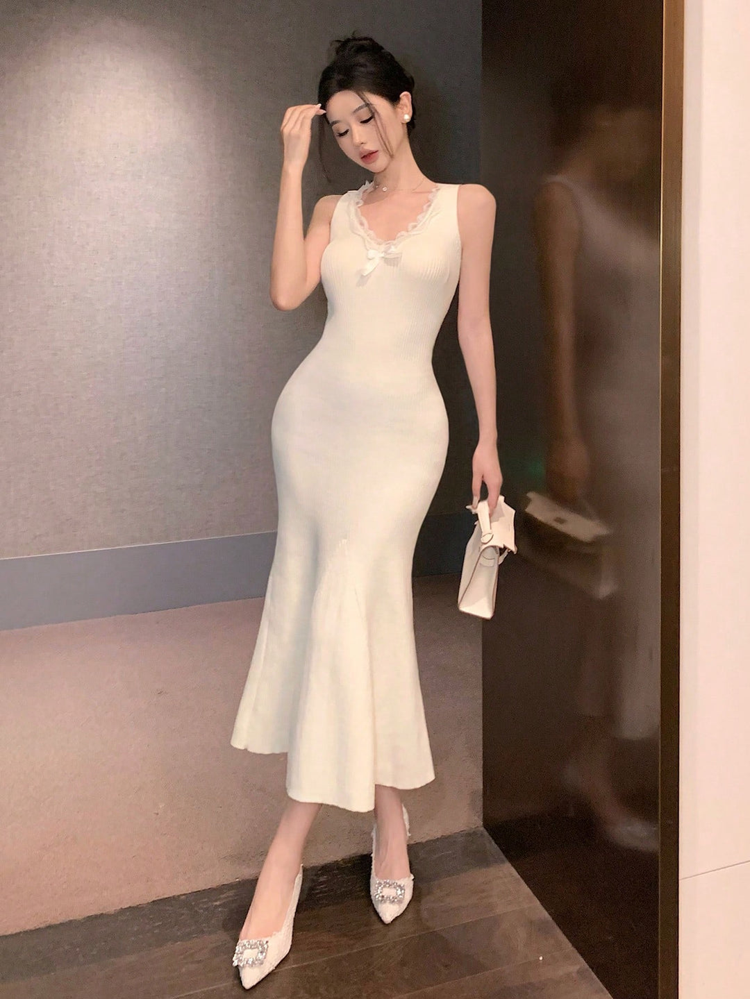 Rochie SHEIN, alb