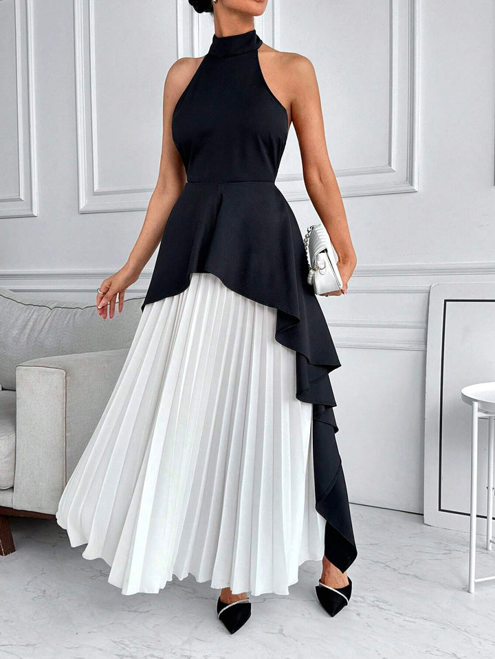 Rochie maxi Shein, mix culori