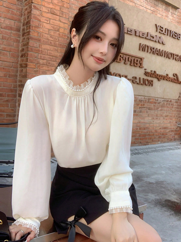 Bluza casual SHEIN, bej