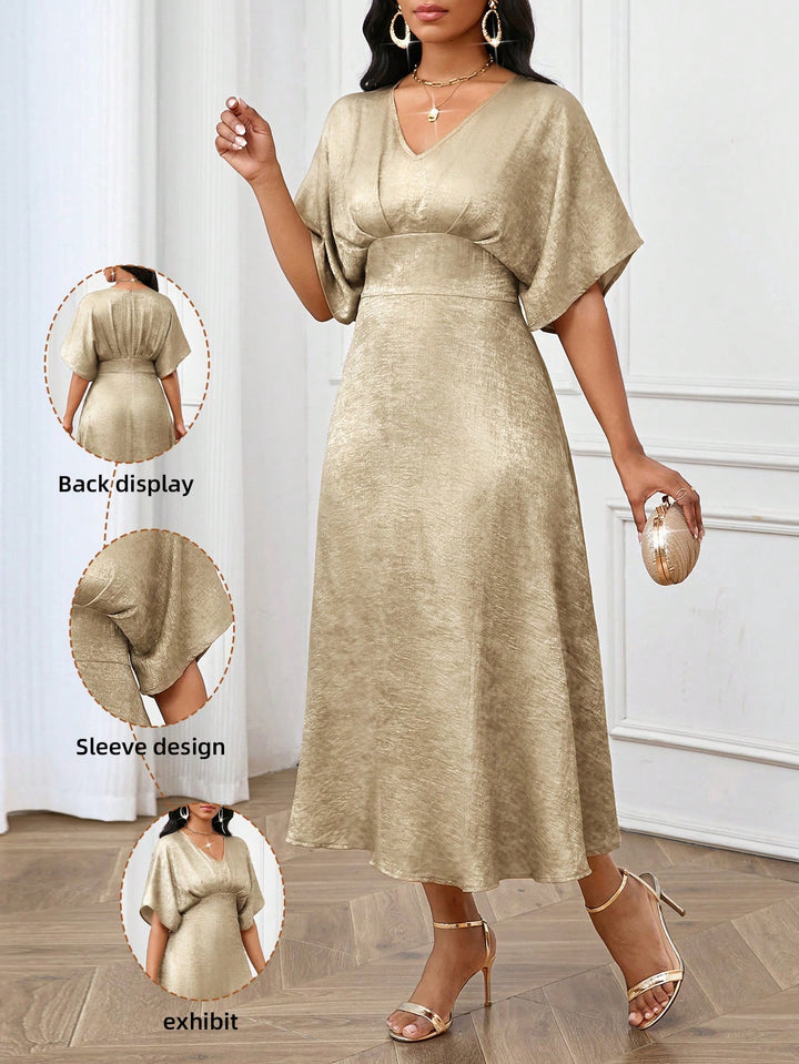 SHEIN maxi ruha, arany