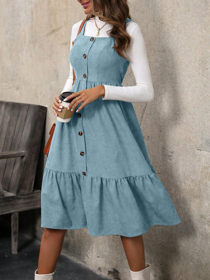 Rochie midi SHEIN, albastru