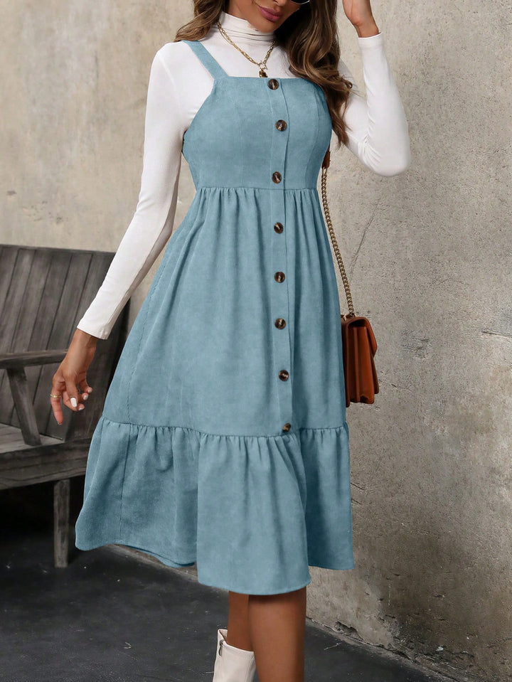 Rochie midi SHEIN, albastru