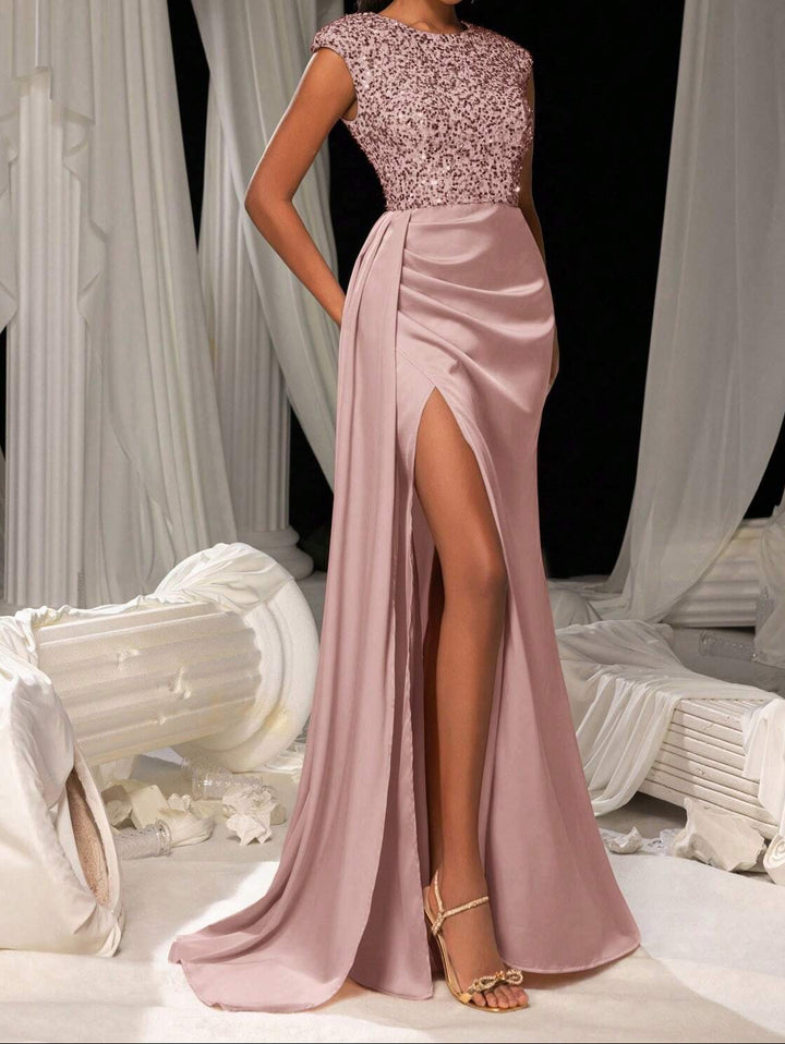 Rochie maxi SHEIN, roz