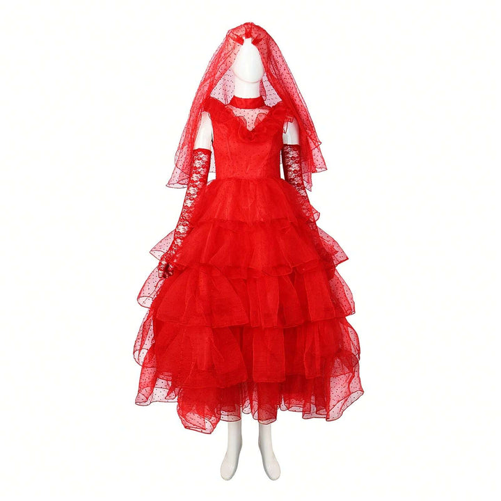 SHEIN Halloween ruha, piros