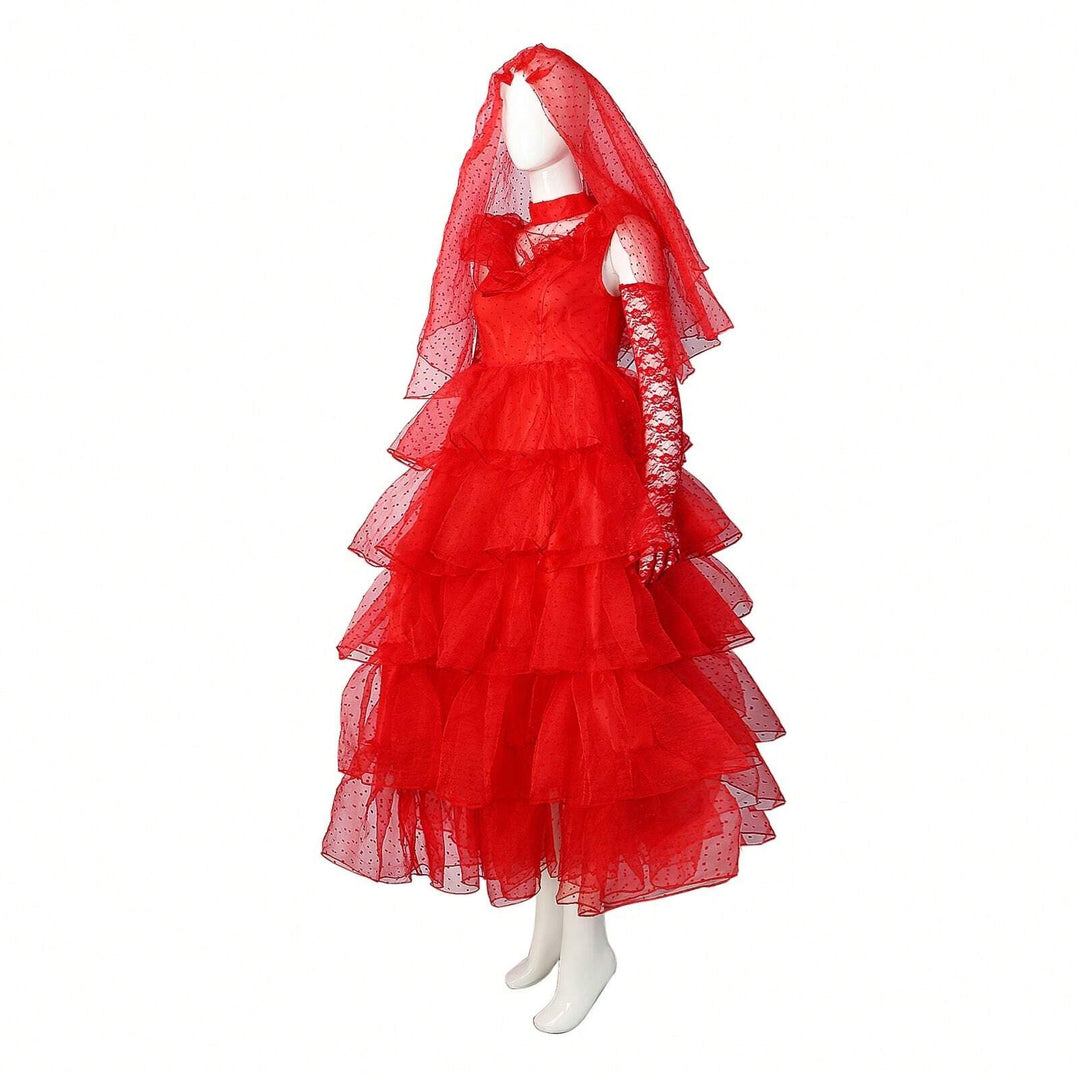 SHEIN Halloween ruha, piros