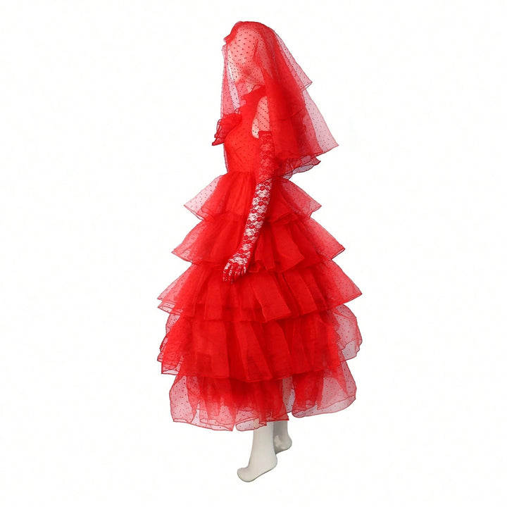 SHEIN Halloween ruha, piros