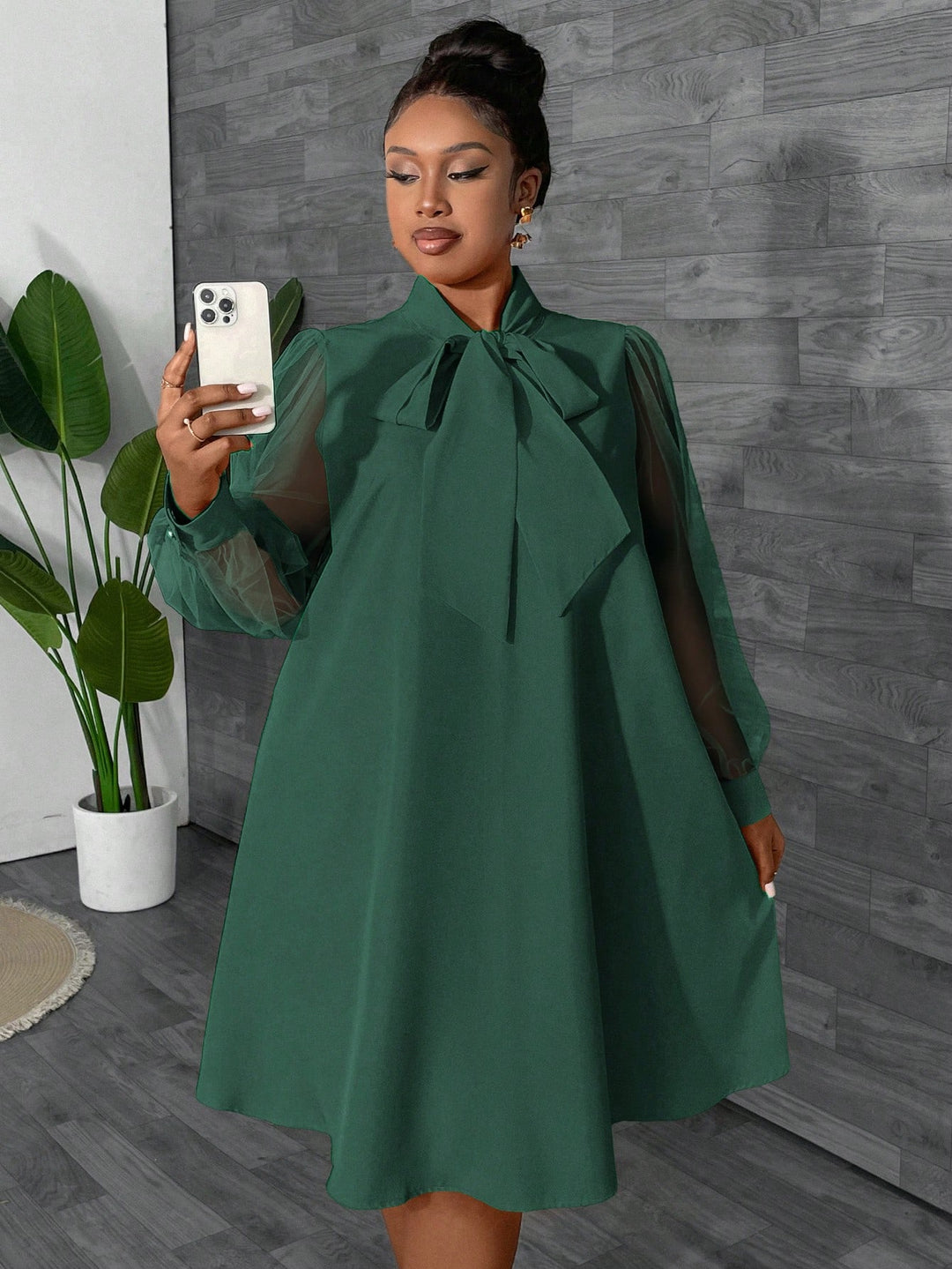 Rochie SHEIN, verde