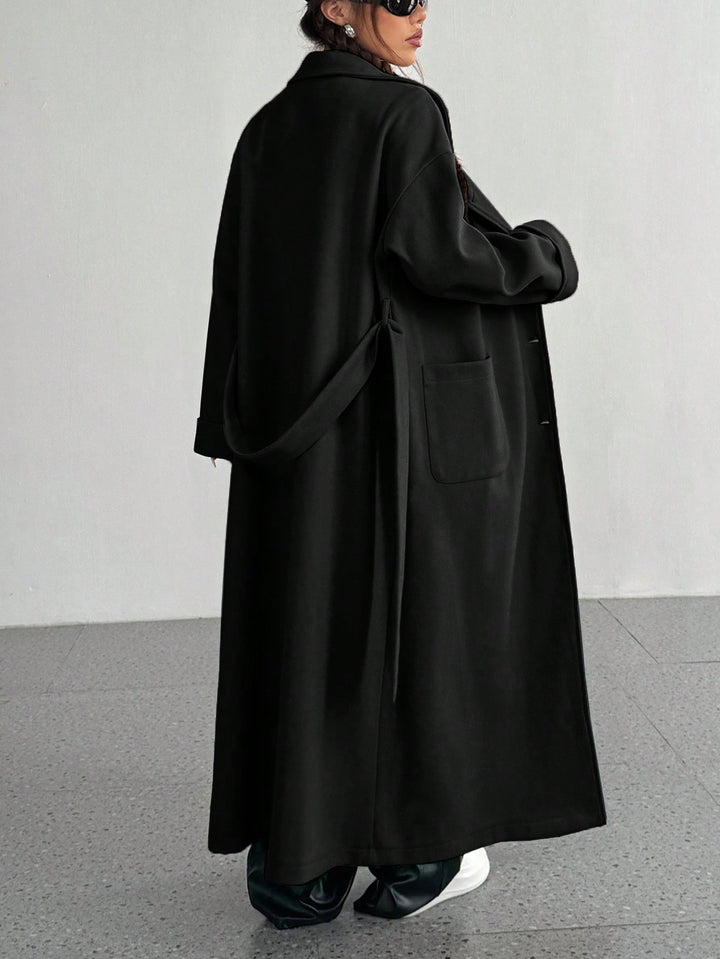 Palton lung SHEIN, negru
