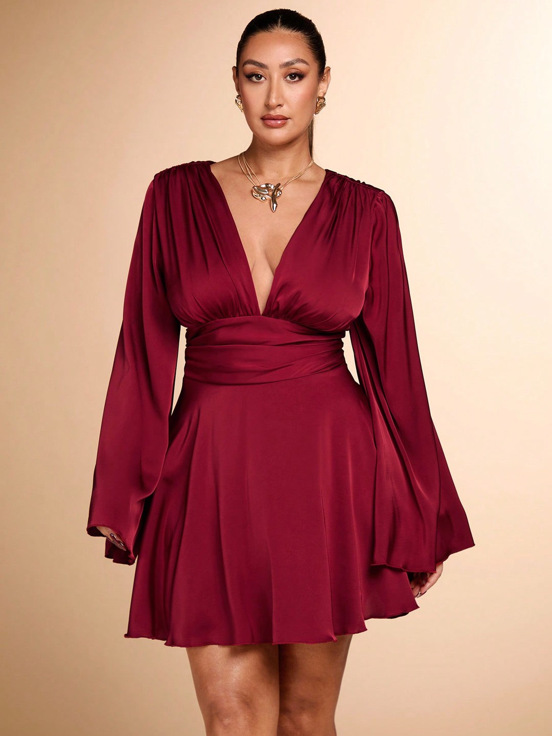Rochie SHEIN, vișiniu