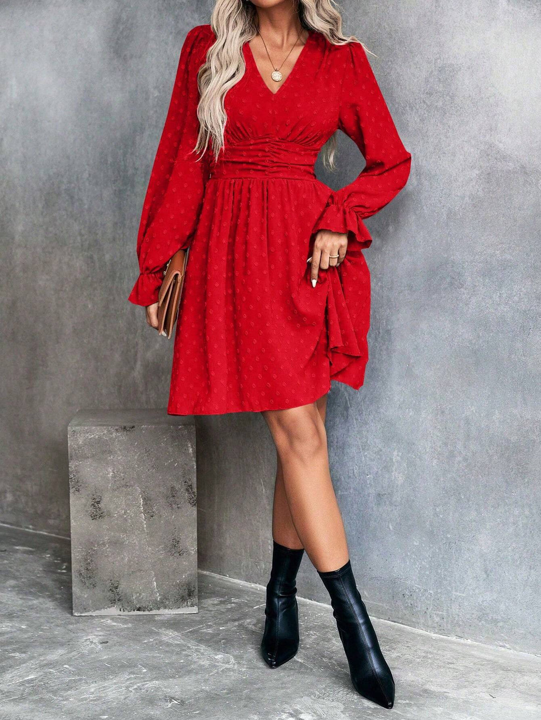 Rochie mini SHEIN, roșu