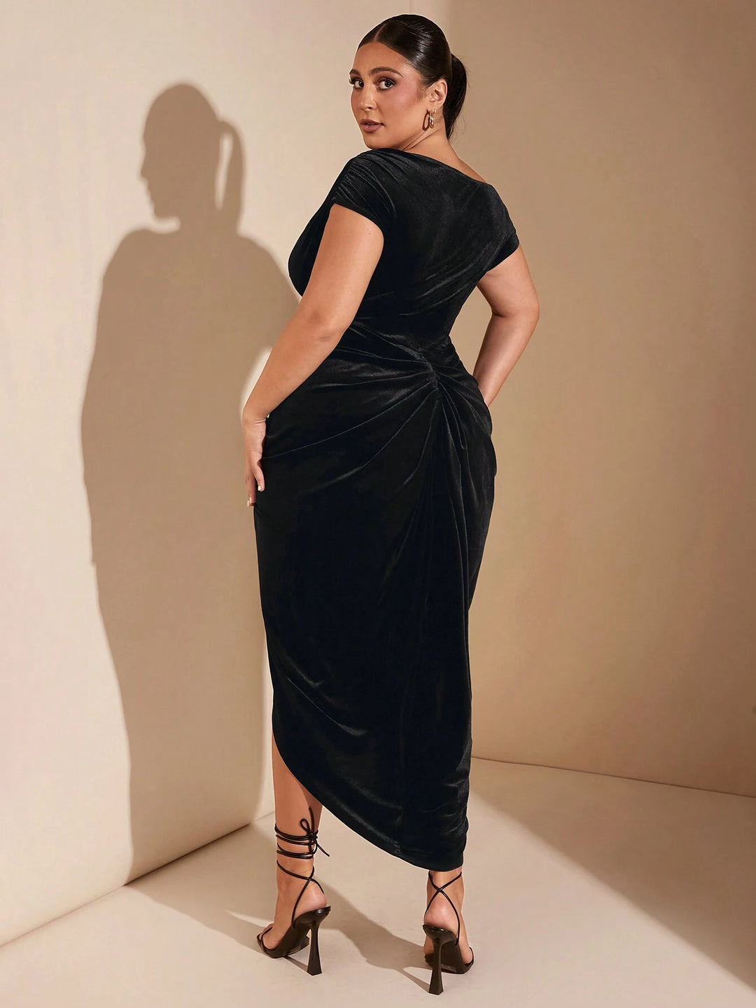 Rochie midi SHEIN, negru