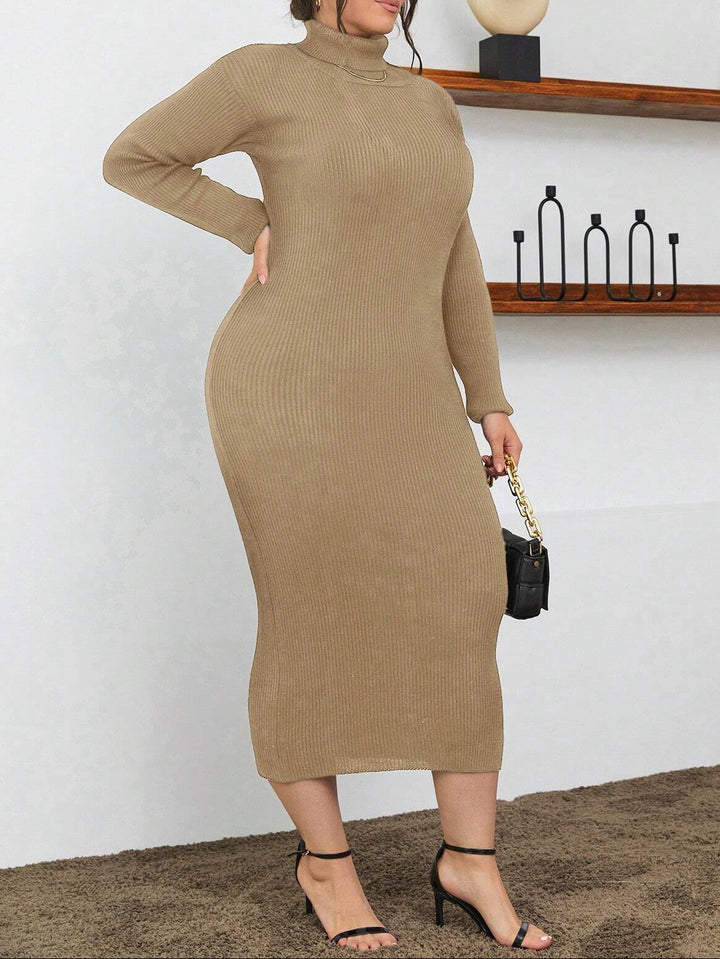 SHEIN maxi ruha, barna