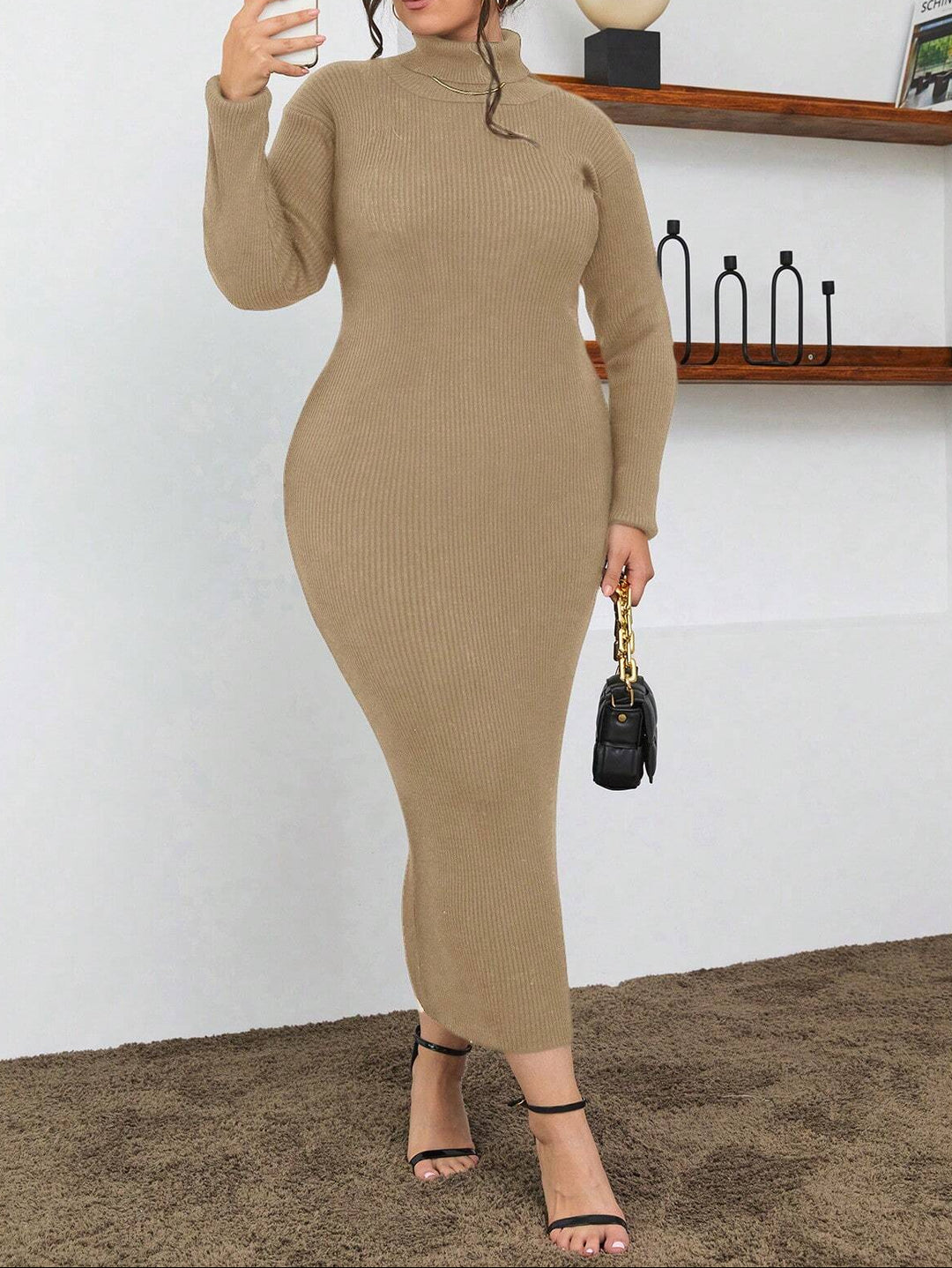 SHEIN maxi ruha, barna