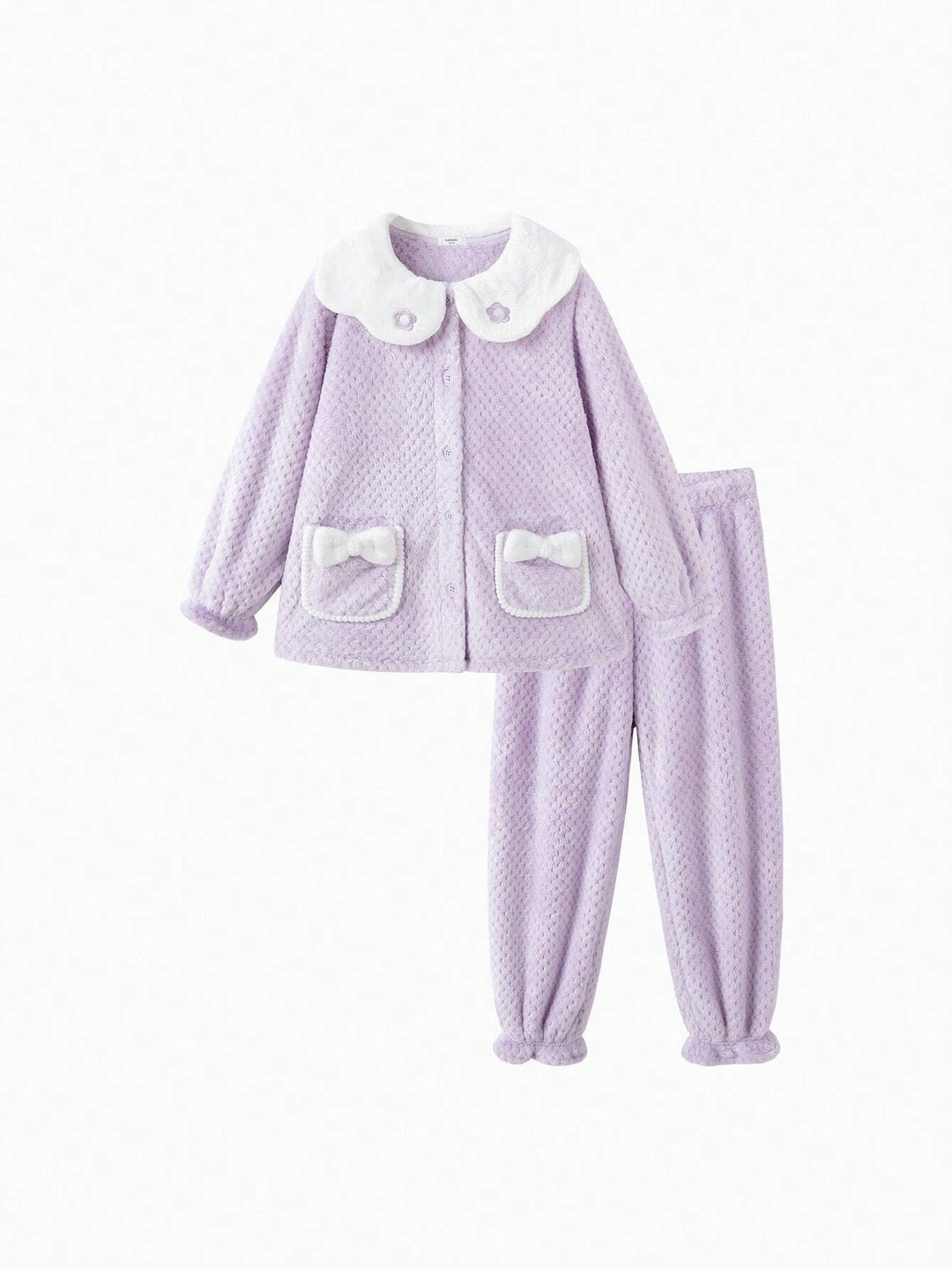 Compleu pijamale SHEIN, mov