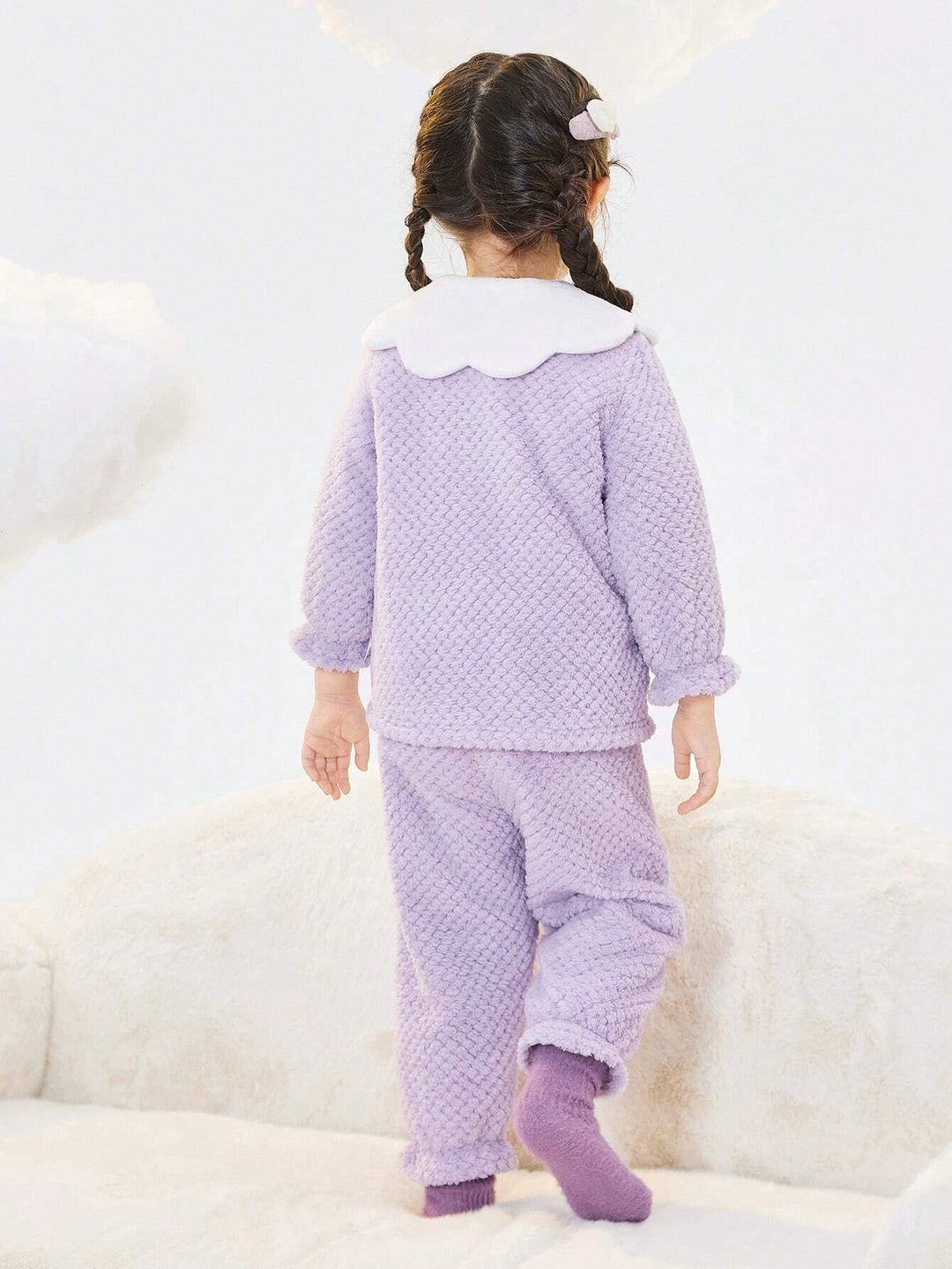 Compleu pijamale SHEIN, mov