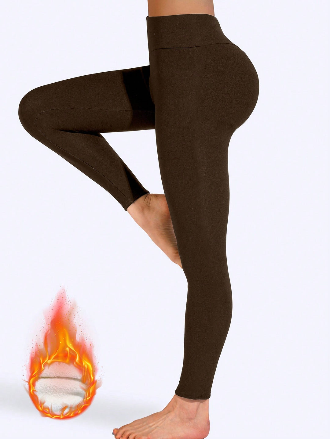 Pantaloni SHEIN, maro